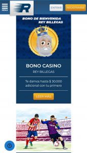 Bonos casino móvil